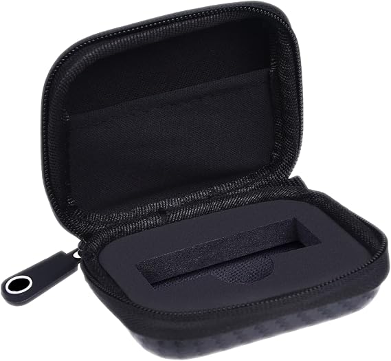 Protective Travel/Storage Case for Ledger Nano S Bitcoin/Cryptocurrency Wallet - Durable Nylon Hardshell Case with Mesh Pocket (for USB cable) and Carabiner - High Grade Zipper - Lightweight