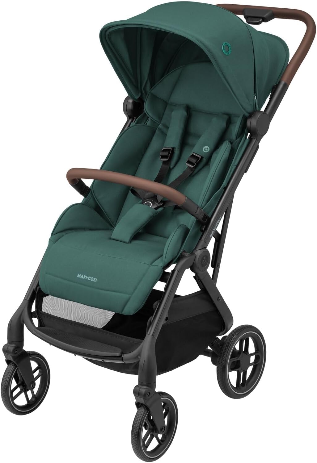 Maxi-Cosi Soho Automatic Folding Baby Stroller Essential Green With Compact Travel System