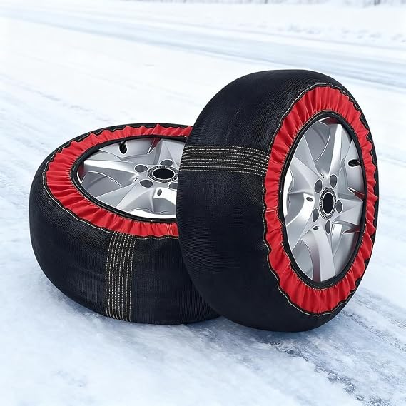 Fabric Tire Chain for SUV, Snow Socks, Lightweight Tire Chain, Car Tire Chain, Snow Chain 245/65R17 2pcs
