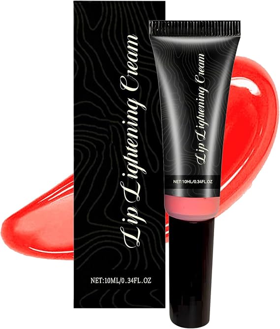 Lip Lightening for Dark Lips, Lip Lightener Balm for Smokers and Non-Smokers, Hydrating & Brightening Softening Lip Care with Vitamin E, Moisturizer Nourishing Essence, Non Sticky, Remove Dark (1)