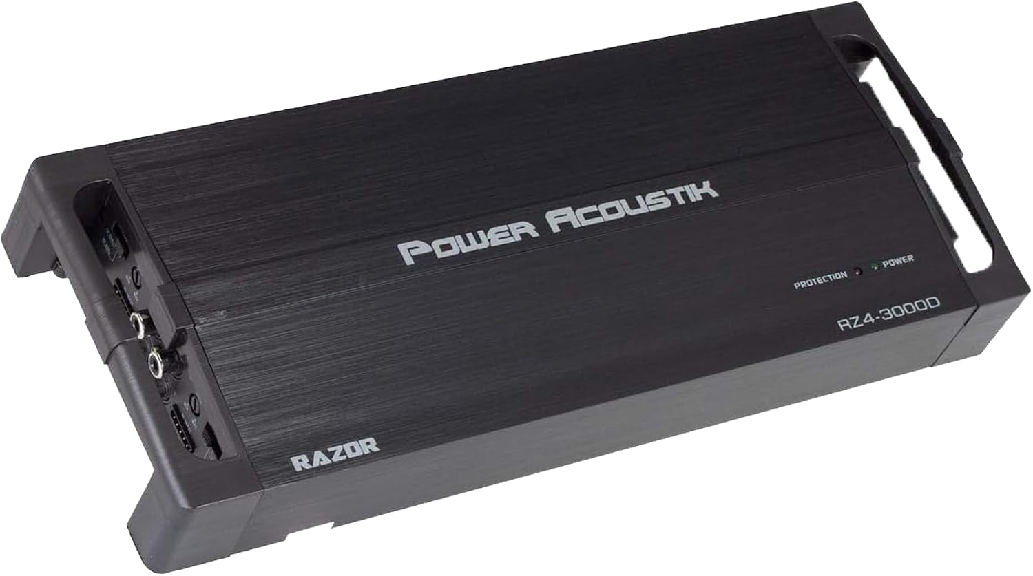 Power Acoustik RZ4 3000D Razor Series Class D Full-Range & Monoblock Amp 4 Channels, 3,000 Watts Max