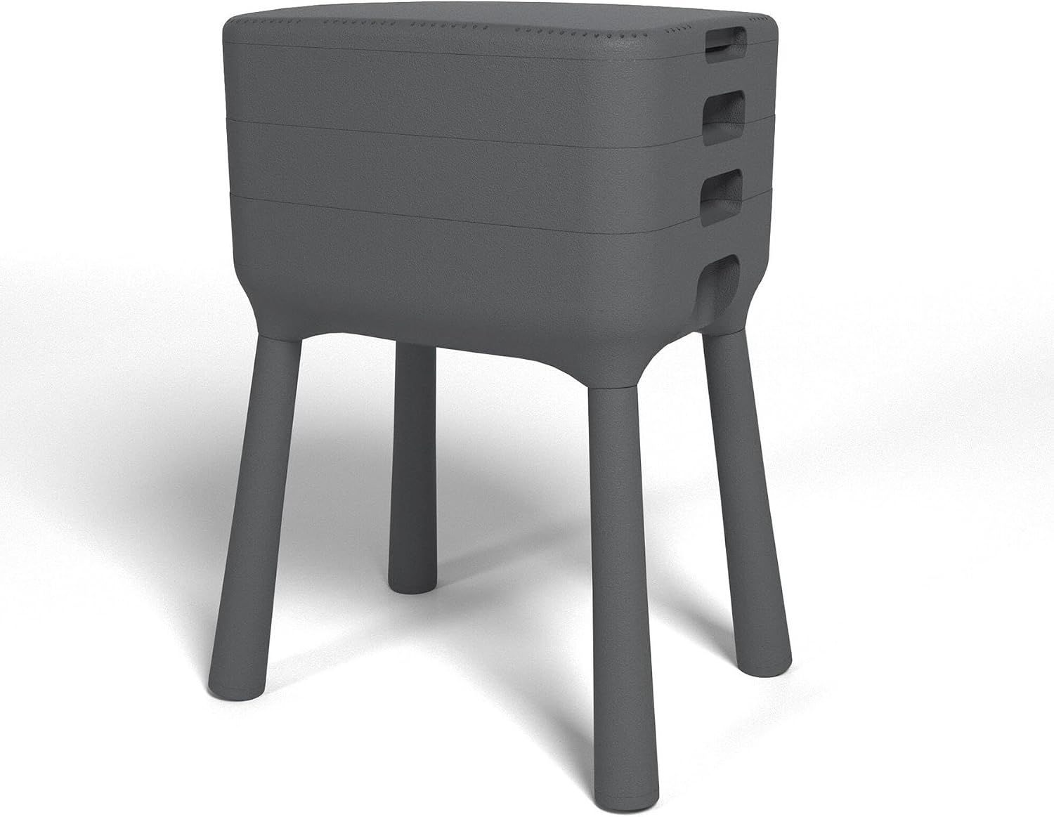 simpa Worm Farm Compost Bin for Indoor Outdoor Food Waste Recycling Worms Not Included 70cm H x 53cm W x 39cm D