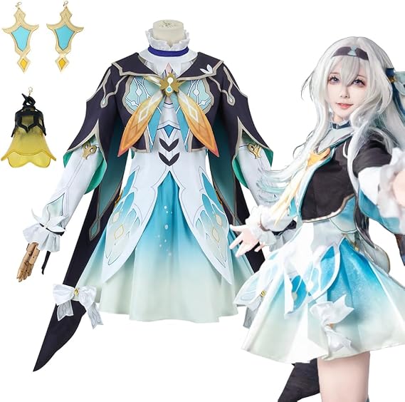 Collapse Star Rail Firefly Cosplay Costume, Includes Wig, Uniform, Stage Outfit, Halloween, Christmas, Events, Parties, Disguise, Cultural Festivals, Honkai Star Rail Cosplay