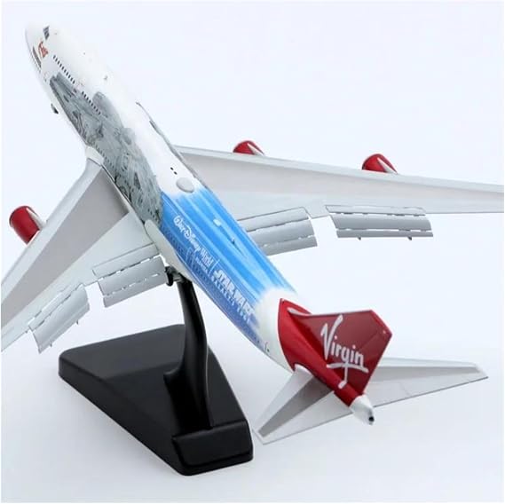 Decorated airplane models 1:400 For Virgin Atlantic Boeing B747-400 Die-cast Alloy Aircraft Model Commemorative Gifts
