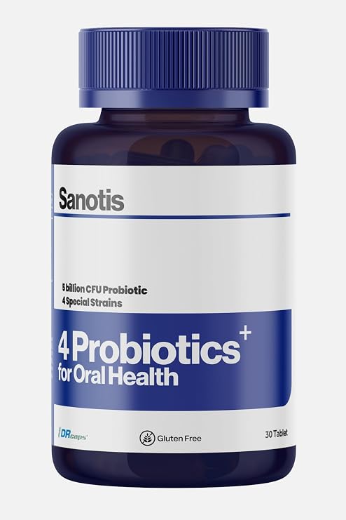 Sanotis 4 Type Probiotics For Oral Health Ağız Ve Diş Sağlığı Için Probiyotik 30 Tablet