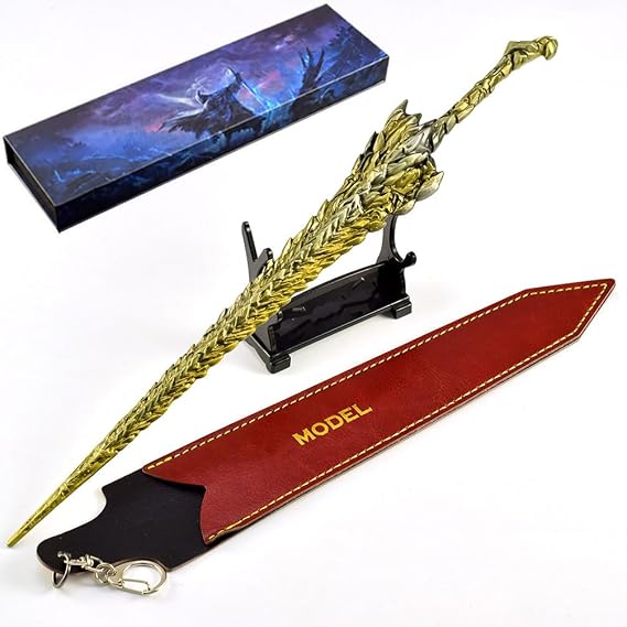Elden Rings Dragon King's Cragblade Model with Box 30Cm/11.8In Metal Figures Game Collection Desk Decorations Best Gifts for Gamers Collectors