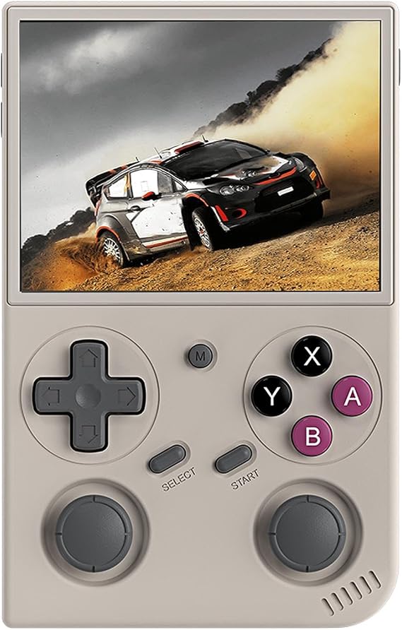 Retro Gaming Console, 64G Memory, 3.5 Inch Screen (Gray)