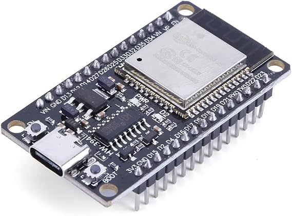 ESP32 WROOM-32 Development Board, Wi-Fi, Bluetooth, BLE, 2.4 GHz