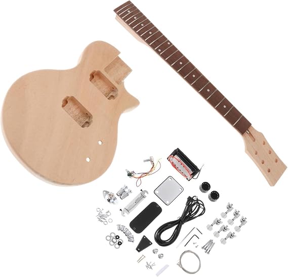 Build Electric Guitars With Unfinished DIY Electric Guitar Kit