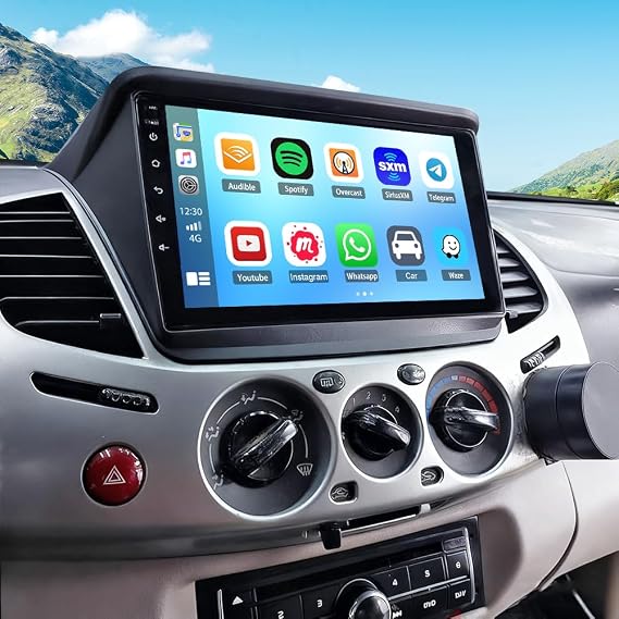 Android 14 Double Din Car Stereo for Mitsubishi L200 / Triton 2006-2016