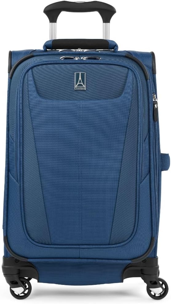 Travelpro Maxlite 5 Expandable Hand Luggage with 4 Wheels, Soft Under Seat Bag, Lightweight Suitcase, Soft Outer for Men and Women, 2 Piece Set
