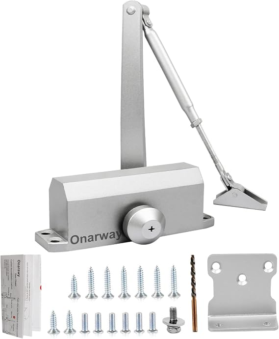Onarway Door Closer Size 3 Automatic Spring Hydraulic Door Closure