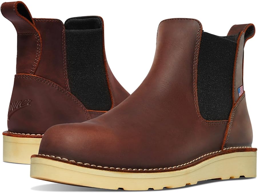 Danner Men's 15481 Bull Run Chelsea 6" Work Boot, Brown