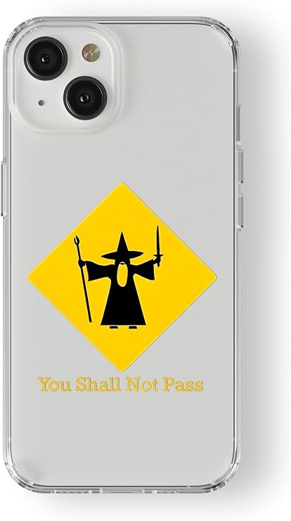 Multitronic Iphone 13 Mini ile Uyumlu Yüzüklerin Efendisi Gandalf Tasarım Baskılı Şeffaf Kılıf