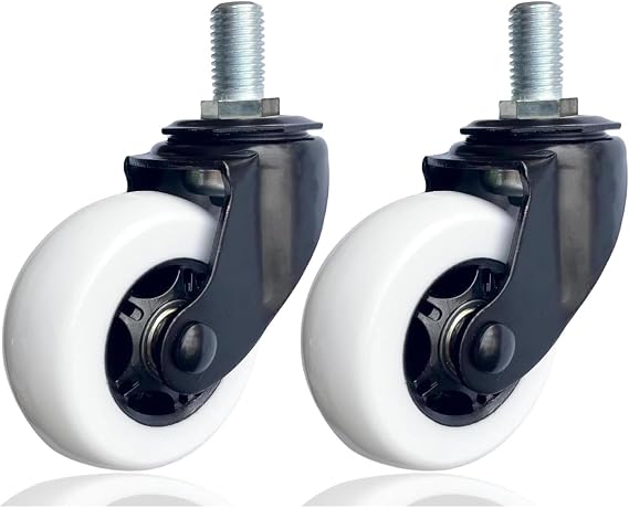2 Complete Caster Wheels Compatible with Razor Crazy Cart & DLX