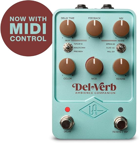 Universal Audio Del-Verb Ambience Companion Gitar Pedal