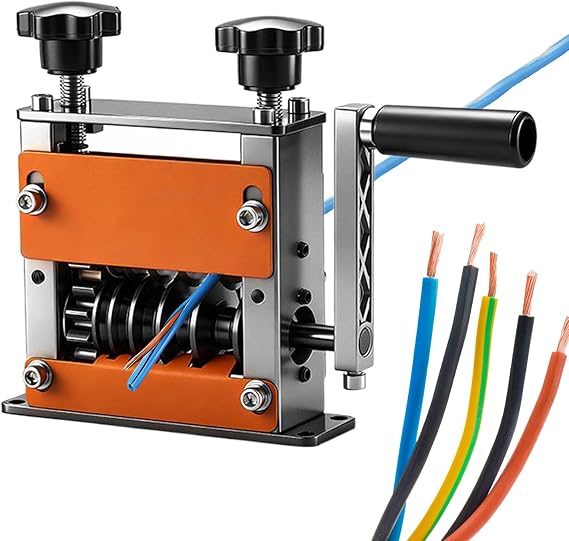 Copper Wire Stripper Machine 0.04-0.67inch Double Mode Adjustable Automatic