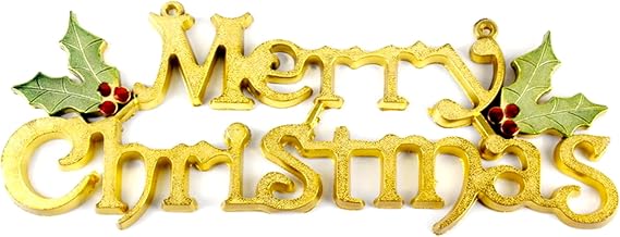 MYUNWTF 9inch Christmas Greeting Letters, Christmas Tree Ornaments