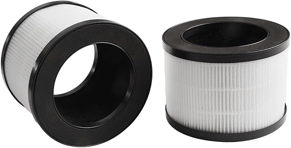 2 Pack H13 HEPA Replacement Filter, For ToLife for tz-k1 for aroeve for mk01 MK06 FreAire 6391RGB Air Purifier Parts, With Activated Carbon, For Pet Dander Smoke Removal