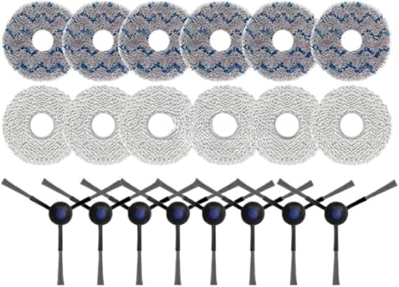 Compatible for Ecovacs,Compatible for DEEBOT, T30 Omni/T30 Pro Omni,Compatible for YEEDI, M12 Ultra PLUS/M12 + Robot Detachable Brush Roll(Set14)
