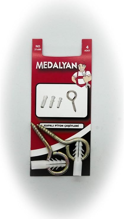 Kapalı Piton + No:8 Dübel 21x80 (4 Adet), VYDGR00000141
