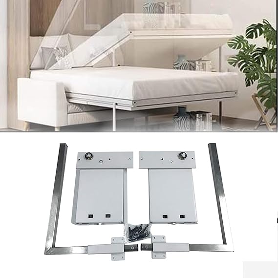 Heavy Duty Horizontal Murphy Wall Bed Springs Mechanism Hardware Kit DIY Kit for Twin Size & King Bed Support