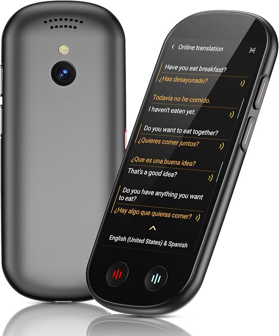 Language Translator Device No WiFi Needed, Upgraded ChatGPT Ai Translator