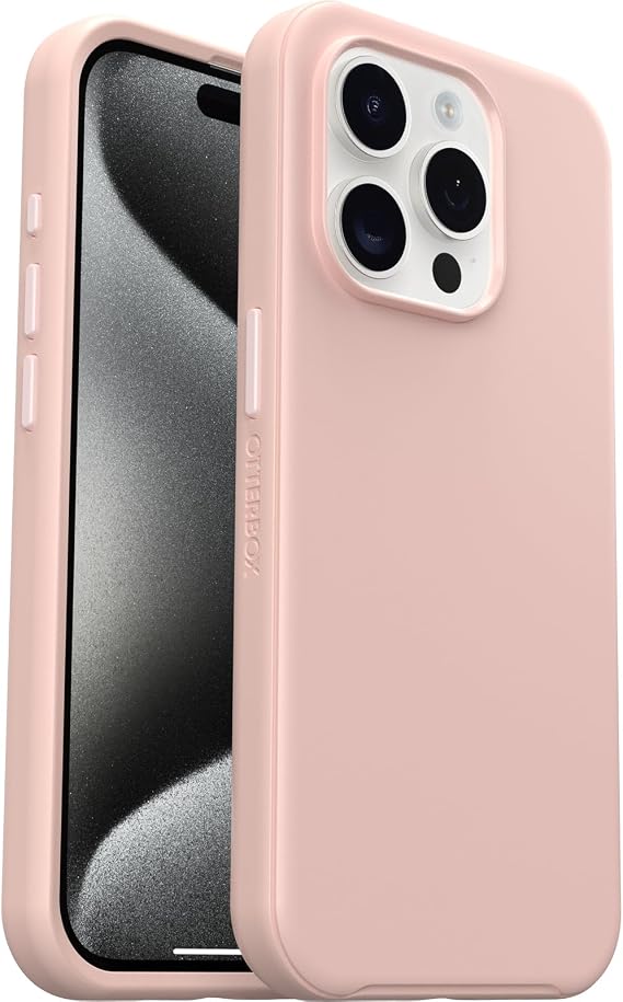 OtterBox iPhone 15 Pro için Symmetry Magsafe Kılıf, Darbeye, Düşmeye Dayanıklı, Koruyucu İnce Kılıf, Askeri Standartlara Göre 3X Test Edilmiştir, Gül Pembe