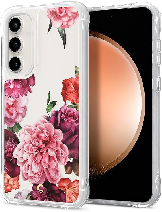 Spigen Ciel by Cyrill Galaxy S23 FE ile Uyumlu Kılıf Cecile Rose Floral - ACS06386
