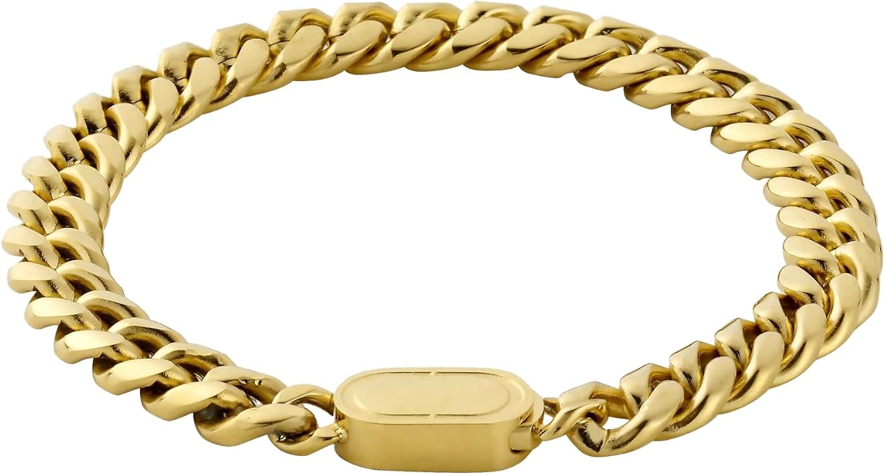 CRAFTD Cuban Link Bracelet, Gold & Silver Jewellery