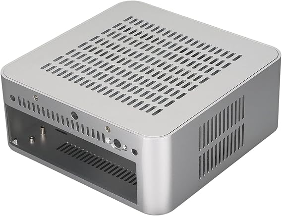 Mini ITX Computer Case, Desktop Case Gaming PC Case for Home Video Computer, Hotel Computer, Self-Service Device Heat Dissipation