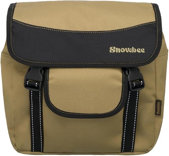 Snowbee Men's Classic Trout Fishing Bag, 2-Tone Light Olive Green/Black, S (16201)