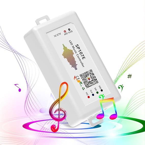 BTF-LIGHTING WS2812B WS2811 SP107E Music Bluetooth Full Color Controller