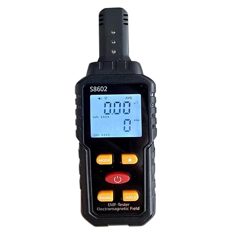 Geiger Counter Detector, 3-in-1 Lcd Display Nuclear Detector with Sound & Light Alarm, Portable Monitor Meter for Home, Office, Outdoor, Indoor