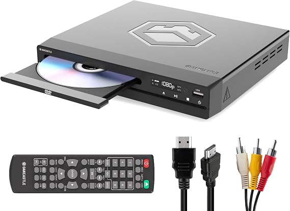 OAKCASTLE DVD100 DVD Player and CD Player for TV with USB Playback