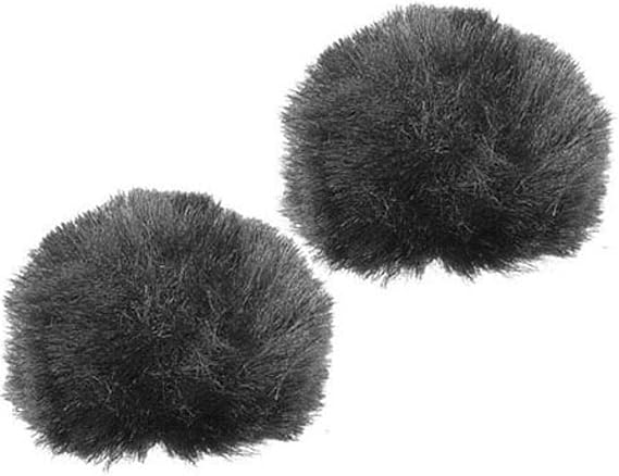 Rycote 065501 Windjammer for Lavalier - Black (Pack of 2)