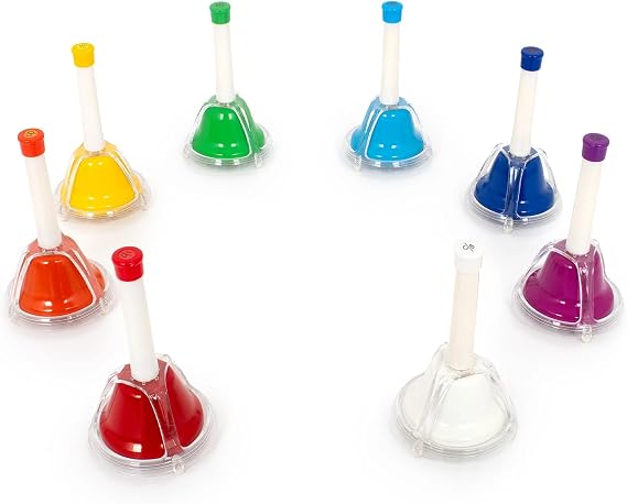 CB8 Coloured Combi Hand Bells (Set of 8)