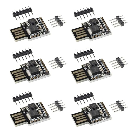 6PCS Attiny85 Digispark Kickstarter Universal Micro USB Development Board Module for Arduino