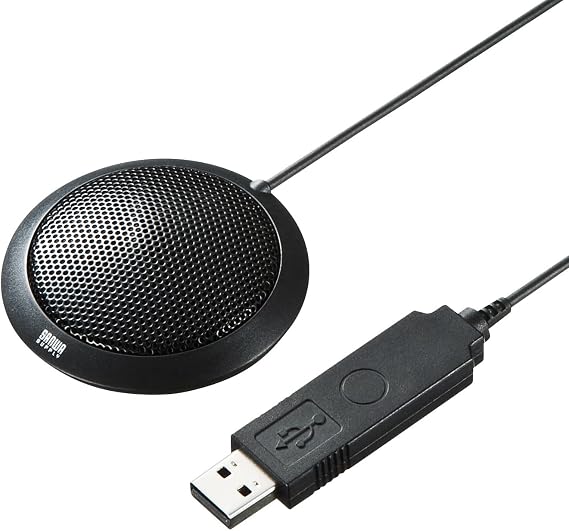 Sanwa Supply MM-MCU06BKN USB Microphone