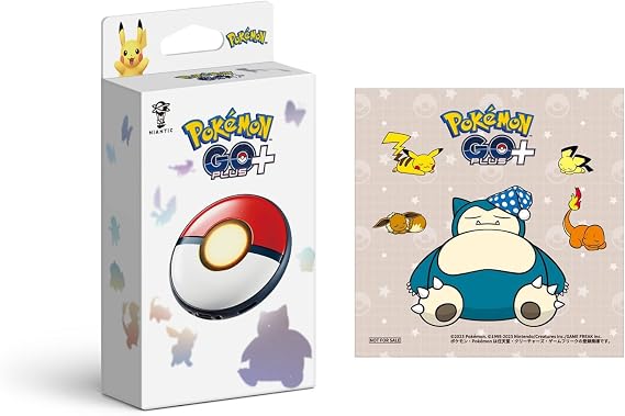 Pokémon GO Plus + Pokemon Go Plus Plus Original Design, Microfiber Cloth Included