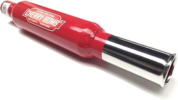 The Urban Company Cherry Bomb Universal Performance Exhaust Back Box Fits Saab