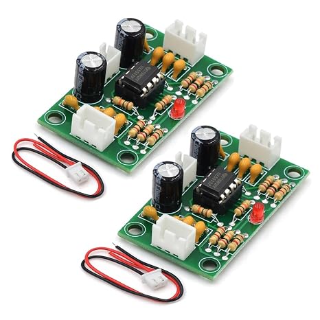 Hailege 2pcs NE5532 Digital Audio Front Amplifier Board Audio Preamplifier Pre-amplifier Module Pre-Op Amp 5 Times Wide Voltage XH-A902 DC12~30V