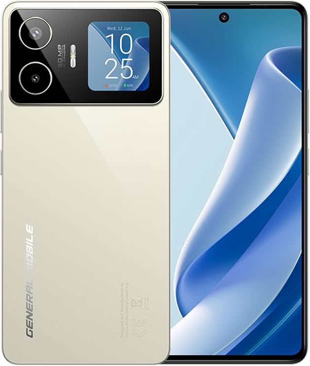 General Mobile GM 26 Pro 5G Dual 20GB RAM (8+12)+256GB Hafıza (Stardust Gold)