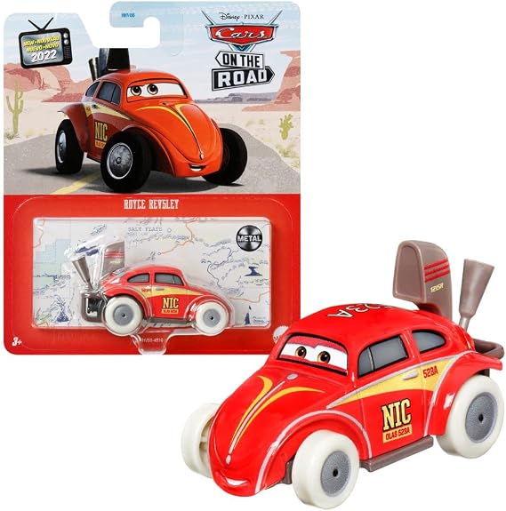 Mattel Racing Style Vehicle Selection | Disney Cars | Die Cast 1:55 Car, DXV29N Cars 3 Single: Royce Revsley