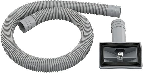 Sink Overflow Kit with Extendible Tube & Square Cover, Universal Waste Pipe for Kitchen & Bathroom Plumbing Protection