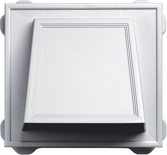Builders Edge 140056774001 6" Hooded Vent 001, White