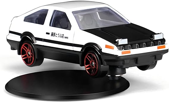 Drift & Turn Mini Araba Modeli Gösterge Tablosu Süsü - Meraklılar için Dinamik İnteraktif Araba Dekoru Araç İç Gösterge Tablosu Sürüklenen Süslemeler Aksesuarlar Hediyeler (Beyaz-AE86)