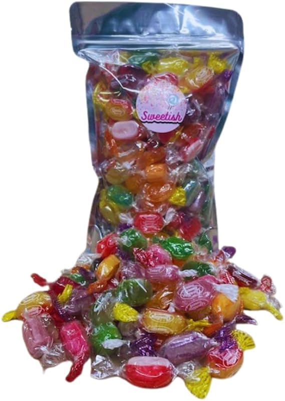 Assorted Boiled Sweets - Wrapped Boiled Sweets Pick & Mix Selection - 1Kg Bulk Bag - 1kg - Assorted Sweet Pick and Mix for Parties, Gifts, and Sharing. All the Favourites in One Pack By Sweetish