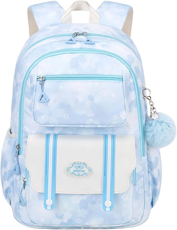 Girls Backpack,Kids Backpack for Girls,Cute School Backpack for Teen Girls Elementary Bookbag for School Multi Pocket