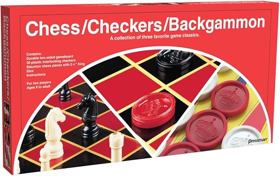 Red Box Checker/Chess/Backgammon